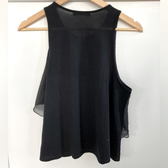 Mango Black Top M - Picture 3 of 3